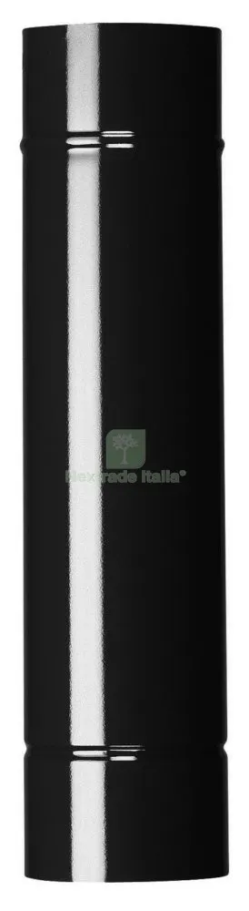 6PZ TUBO X STUFA CM. 50 DIAMETRO 15 NERO — Tubi e raccordi — rif. FERX.2572