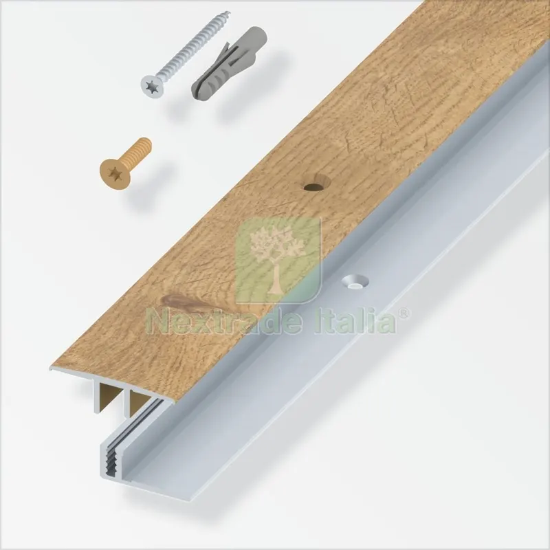 RACCORDO A T X PARQUET ROVERE NATURALE CM.100 — Tubi e raccordi — rif. FERX.25720