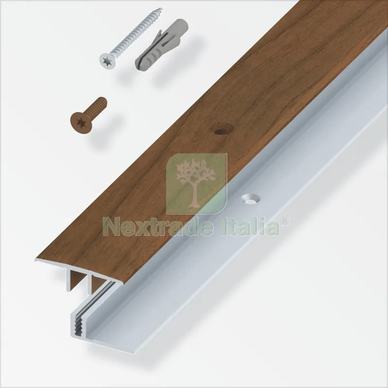 RACCORDO A T X PARQUET NOCE NATUTALE CM.100 — Tubi e raccordi — rif. FERX.25721 RACCORDO A T X PARQUET NOCE NATUTALE CM.100 — Tubi e raccordi — rif. FERX.25721