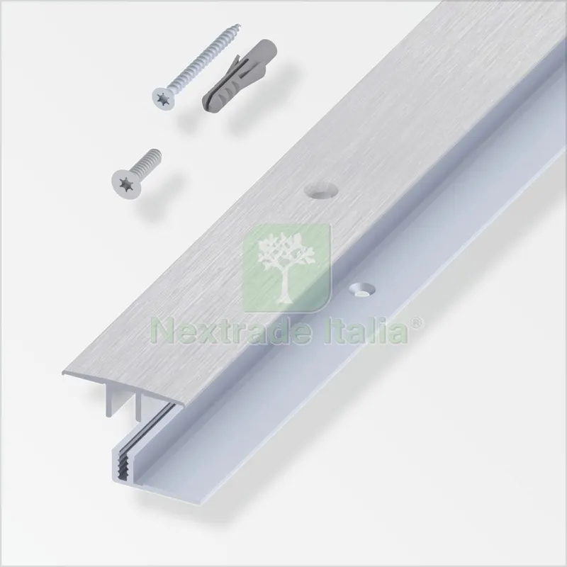 RACCORDO A T X PARQUET GRIGIO SPAZZOLATO CM.100 — Tubi e raccordi — rif. FERX.25761 RACCORDO A T X PARQUET GRIGIO SPAZZOLATO CM.100 — Tubi e raccordi — rif. FERX.25761