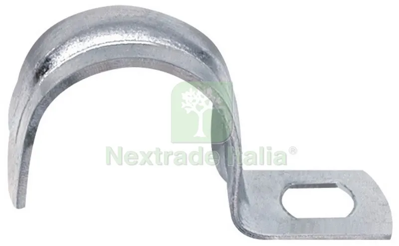 100PZ GRAFFE METALLICHE PER TUBI DIAMETRO 26 — Chiodi e graffe — rif. FERX.25826