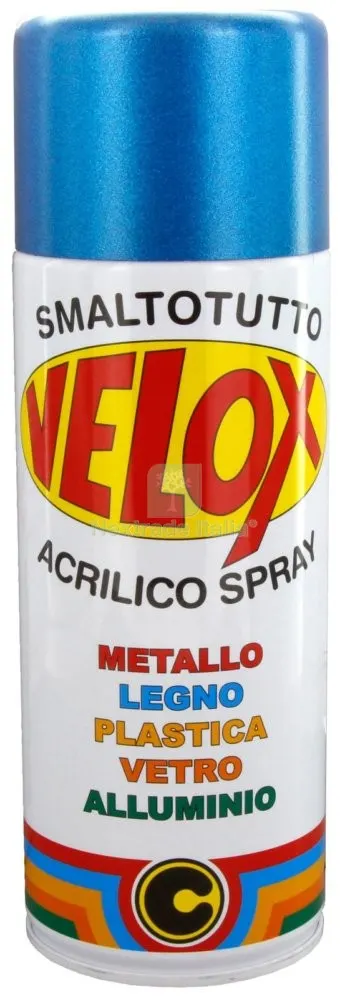 6PZ VELOX SPRAY METALLIZZATO BLEU B164 — Stucchi e rasanti — rif. FERX.25909