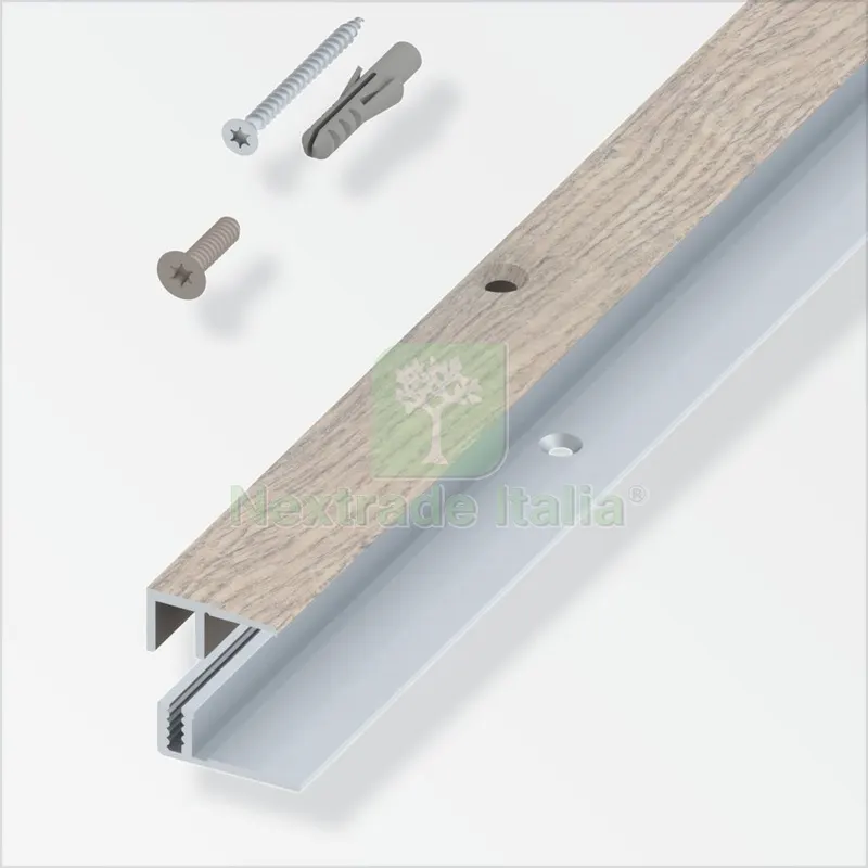 RACCORDO BALCONE X PARQUET ROVERE/GRIGIO CM.100 — Tubi e raccordi — rif. FERX.25911 RACCORDO BALCONE X PARQUET ROVERE/GRIGIO CM.100 — Tubi e raccordi — rif. FERX.25911