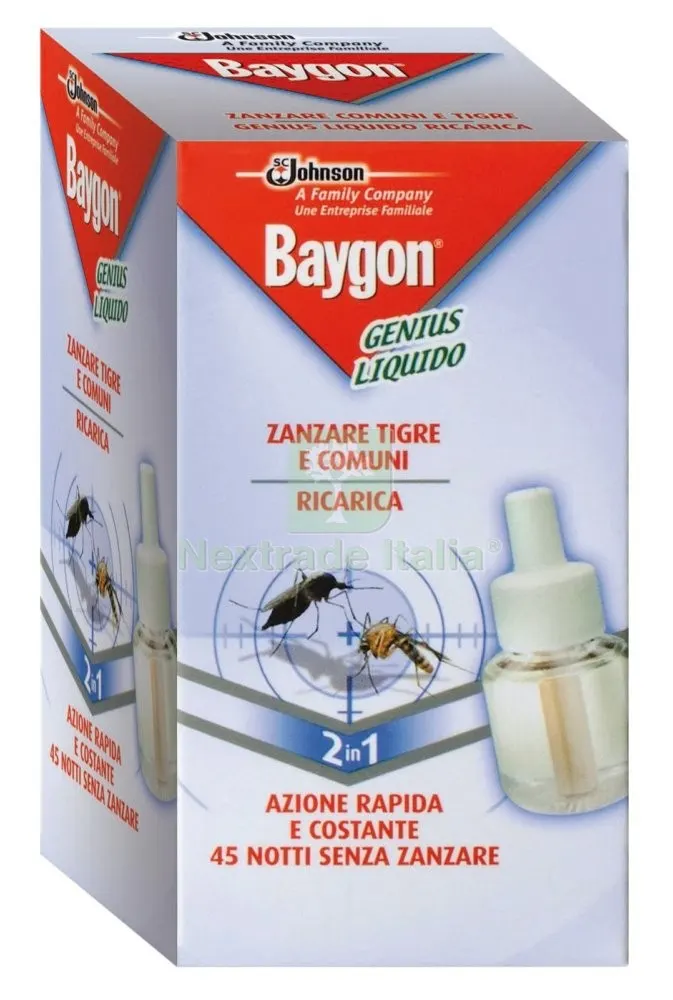 24PZ Baygon Genius Ricarica 45 Notti — Protezione piante e sementi — rif. FERX.2593
