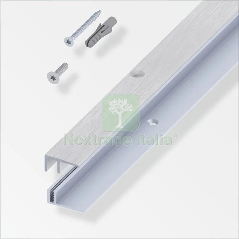 RACCORDO BALCONE X PARQUET GRIGIO SPAZZOLATO CM.100 — Tubi e raccordi — rif. FERX.25931