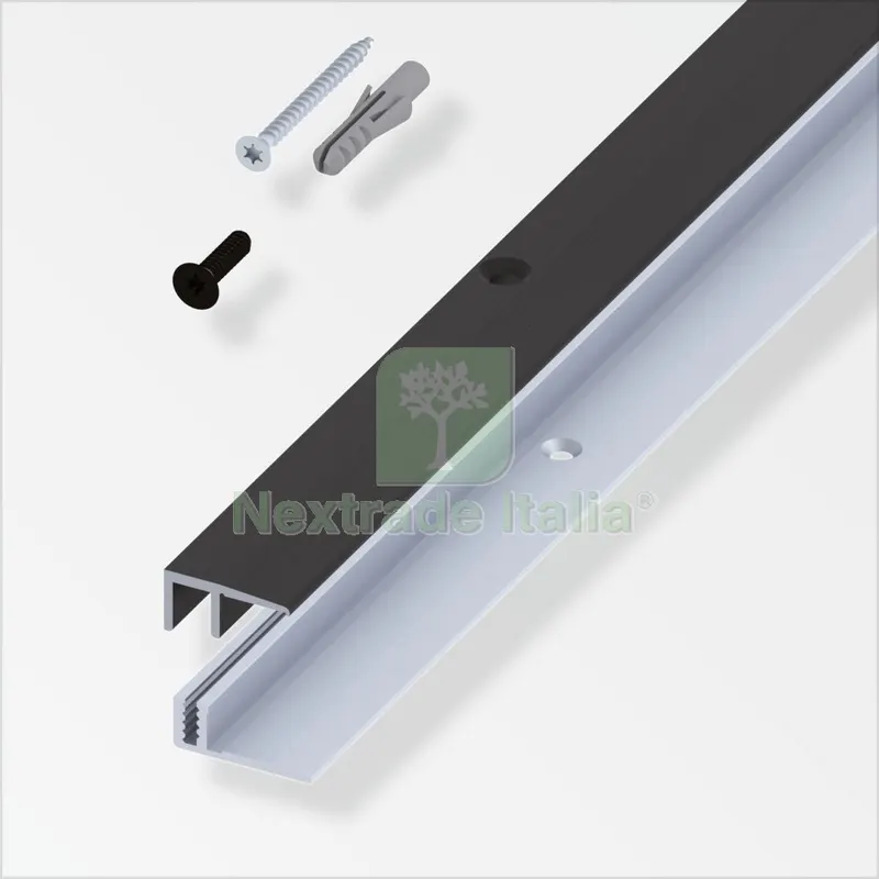 RACCORDO BALCONE X PARQUET NERO SPAZZOLATO CM.100 — Tubi e raccordi — rif. FERX.25946 RACCORDO BALCONE X PARQUET NERO SPAZZOLATO CM.100 — Tubi e raccordi — rif. FERX.25946