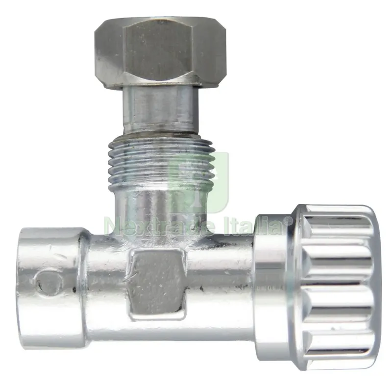 10PZ RUBINETTO CROMATO X CASSETTA WC GR. 3/8 — Sanitari e ceramiche — rif. FERX.26006