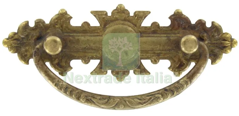 25PZ Maniglia Antichizzata ART.06305 MM.114X50 Ottone Antico — Maniglie e pomelli — rif. FERX.26054 25PZ Maniglia Antichizzata ART.06305 MM.114X50 Ottone Antico — Maniglie e pomelli — rif. FERX.26054