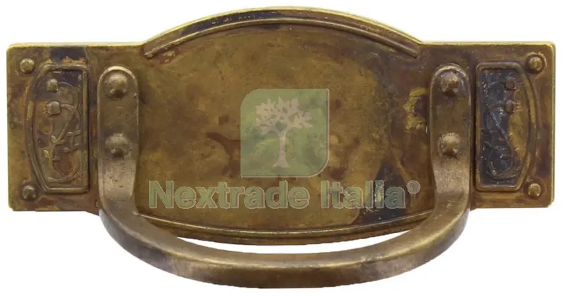 25PZ Maniglia Antichizzata ART.18328 MM.80X35 Ottone Antico — Maniglie e pomelli — rif. FERX.26065 25PZ Maniglia Antichizzata ART.18328 MM.80X35 Ottone Antico — Maniglie e pomelli — rif. FERX.26065