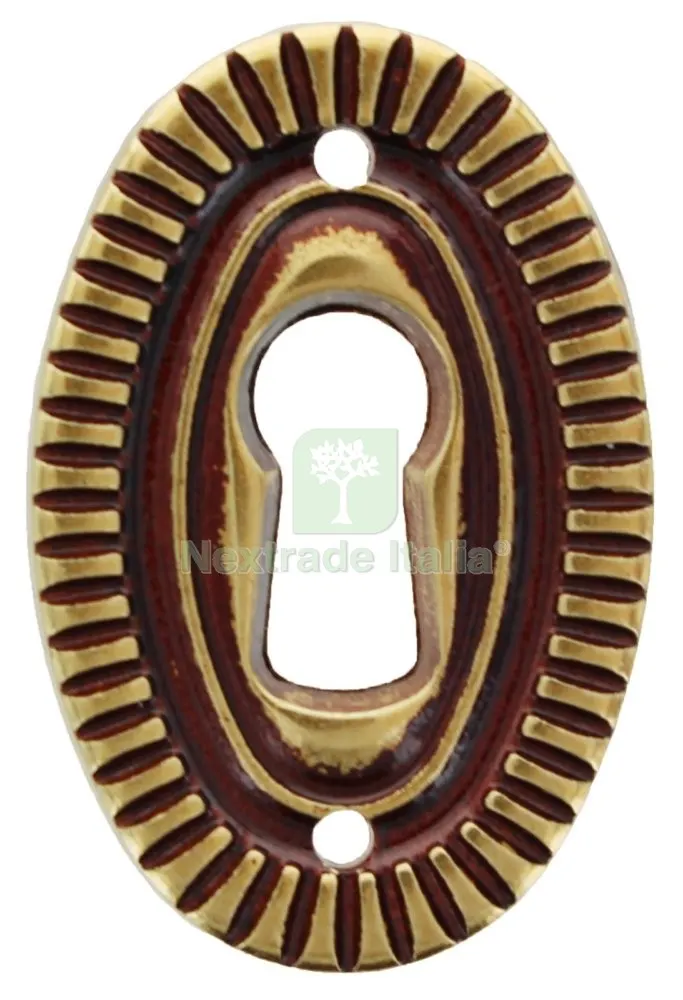 50PZ BOCCHETTA ANTICHIZZATA ART.30643 MM.25X38 PATINE' — Ferramenta per legno e mobili — rif. FERX.26077 50PZ BOCCHETTA ANTICHIZZATA ART.30643 MM.25X38 PATINE' — Ferramenta per legno e mobili — rif. FERX.26077