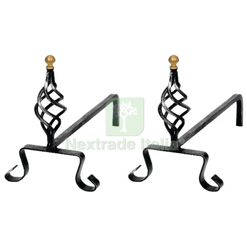 COPPIA ALARI CON PIGNA COD. 1094/A — Tubi e raccordi — rif. FERX.2610 COPPIA ALARI CON PIGNA COD. 1094/A — Tubi e raccordi — rif. FERX.2610