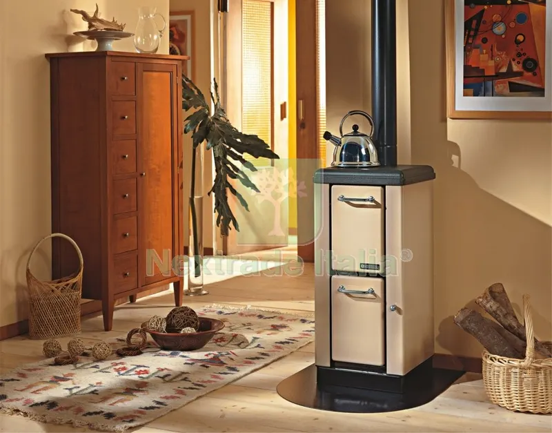 Stufa a Fuoco Continuo MOD.MIGNON Cappuccino — Tubi e raccordi — rif. FERX.2615 Stufa a Fuoco Continuo MOD.MIGNON Cappuccino — Tubi e raccordi — rif. FERX.2615