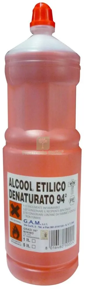 12PZ Alcool Denaturato 94° LT. 1 — Scarichi e sifoni — rif. FERX.26318