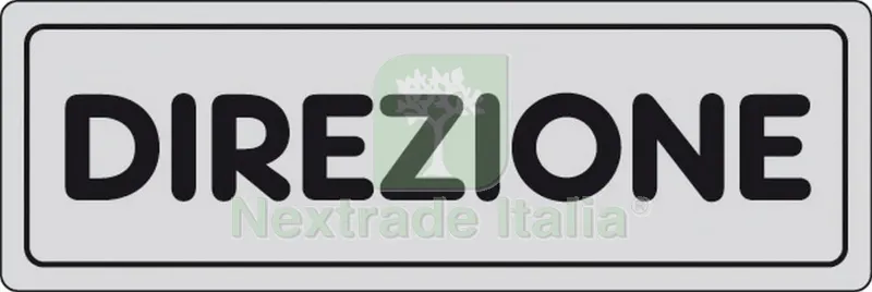 10PZ Etichetta Adesiva 150X50 Direzione — Segnaletica e cartelli cantiere — rif. FERX.26333 10PZ Etichetta Adesiva 150X50 Direzione — Segnaletica e cartelli cantiere — rif. FERX.26333