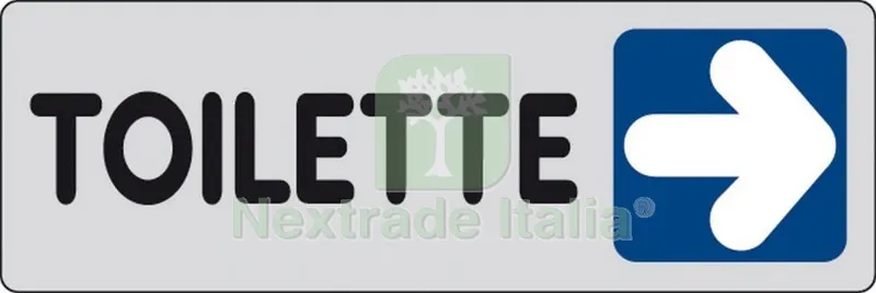 10PZ ETICHETTA ADESIVA 150X50 TOILETTE (DX) — Segnaletica e cartelli cantiere — rif. FERX.26335 10PZ ETICHETTA ADESIVA 150X50 TOILETTE (DX) — Segnaletica e cartelli cantiere — rif. FERX.26335