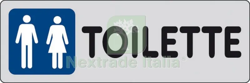 10PZ ETICHETTA ADESIVA 150X50 TOILETTE (M F) — Segnaletica e cartelli cantiere — rif. FERX.26336 10PZ ETICHETTA ADESIVA 150X50 TOILETTE (M F) — Segnaletica e cartelli cantiere — rif. FERX.26336