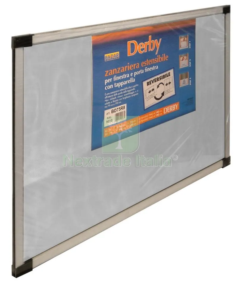 10COPPIE Zanzariera Alluminio Telaio Dasko 100X70 Avorio — Tende e zanzariere — rif. FERX.26349 10COPPIE Zanzariera Alluminio Telaio Dasko 100X70 Avorio — Tende e zanzariere — rif. FERX.26349