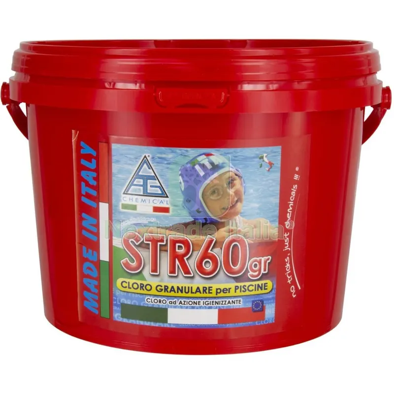 Cloro x Piscine Disinfettante e Antibatterico in Polvere KG. 5 — Piscine e strutture — rif. FERX.2641