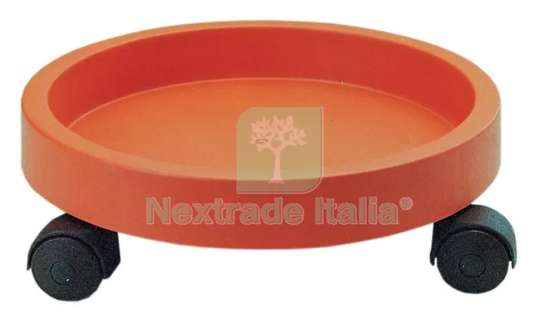 Sottovaso in Plastica LEM Rotelle Bloc. CM.40 — Vasi e fioriere — rif. FERX.26440