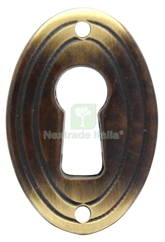 50PZ Bocchetta per Mobili ART. 30609 Bronzo Sfumato — Ferramenta per legno e mobili — rif. FERX.26476