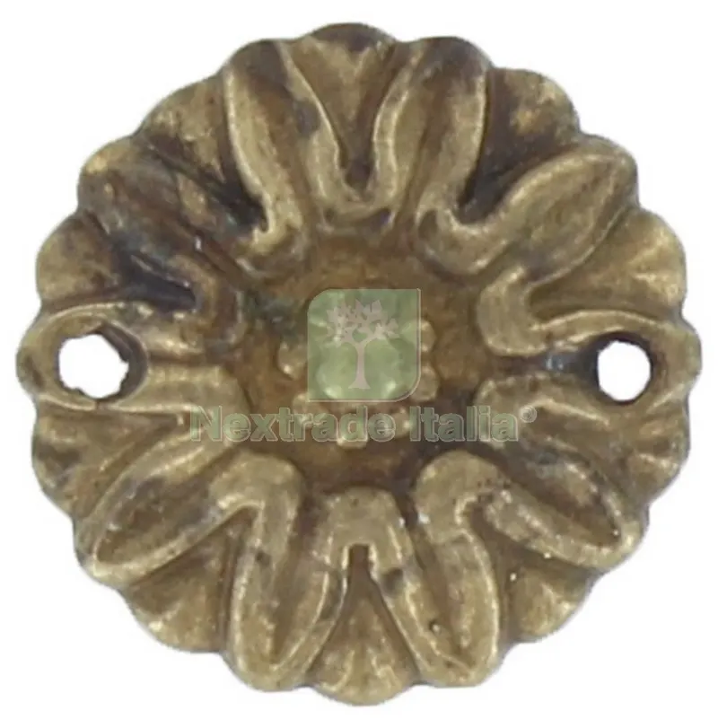 50PZ BORCHIA OTTONE ART. 45230.023 OTTONE ANTICO — Maniglie e pomelli — rif. FERX.26505