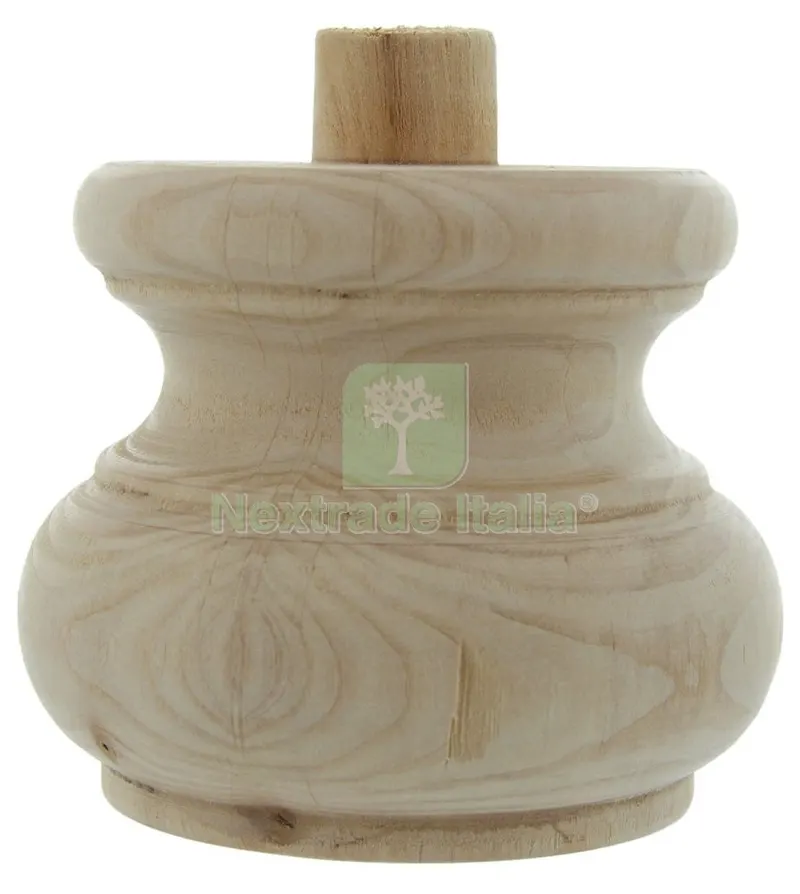 8PZ PIEDE LEGNO GREZZO ART. 53008 MM.95X75 — Ferramenta per legno e mobili — rif. FERX.26530