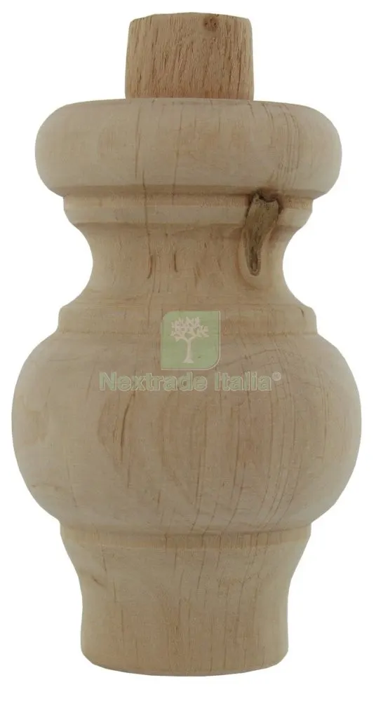 8PZ Piede Legno Grezzo ART. 53009 MM.64X95 — Ferramenta per legno e mobili — rif. FERX.26531 8PZ Piede Legno Grezzo ART. 53009 MM.64X95 — Ferramenta per legno e mobili — rif. FERX.26531