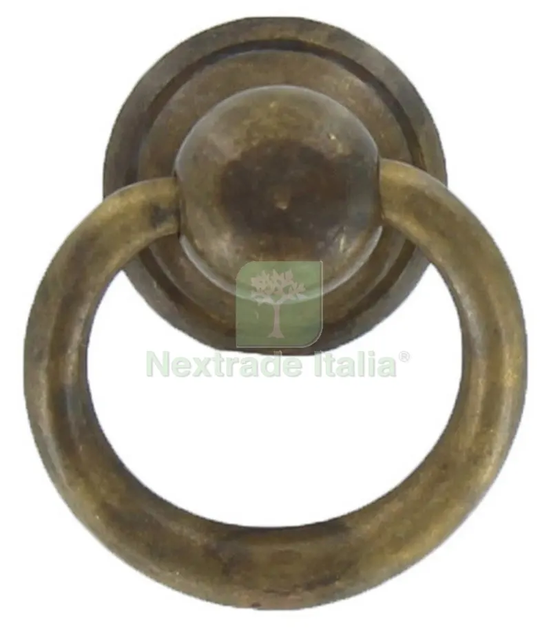50PZ Maniglia Antichizzata ART.09202 MM.23X28 Ottone Antico — Maniglie e pomelli — rif. FERX.26535