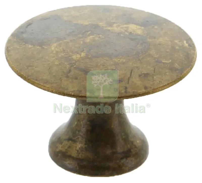50PZ Pomolo Anticata ART. 24459 MM.30 Ottone Antico — Maniglie e pomelli — rif. FERX.26543