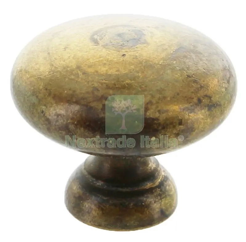 25PZ Pomolo Anticata ART. 24228 MM.32 Ottone Antico — Maniglie e pomelli — rif. FERX.26547
