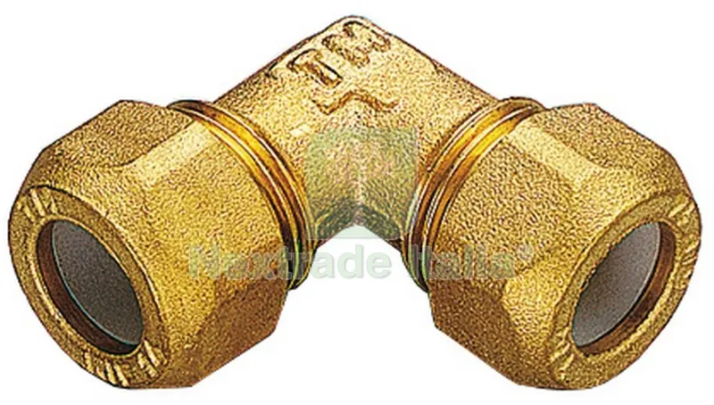 10PZ GOMITI IN OTTONE DOPPIO BICONO 14X1/2 — Tubi e raccordi — rif. FERX.26611 10PZ GOMITI IN OTTONE DOPPIO BICONO 14X1/2 — Tubi e raccordi — rif. FERX.26611