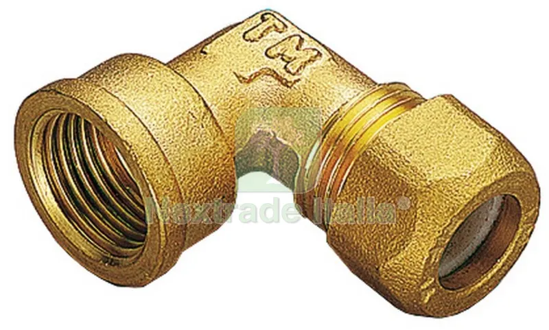 10PZ GOMITI IN OTTONE BICONO FEMMINA GAS 10X1/2 PES — Tubi e raccordi — rif. FERX.26613 10PZ GOMITI IN OTTONE BICONO FEMMINA GAS 10X1/2 PES — Tubi e raccordi — rif. FERX.26613