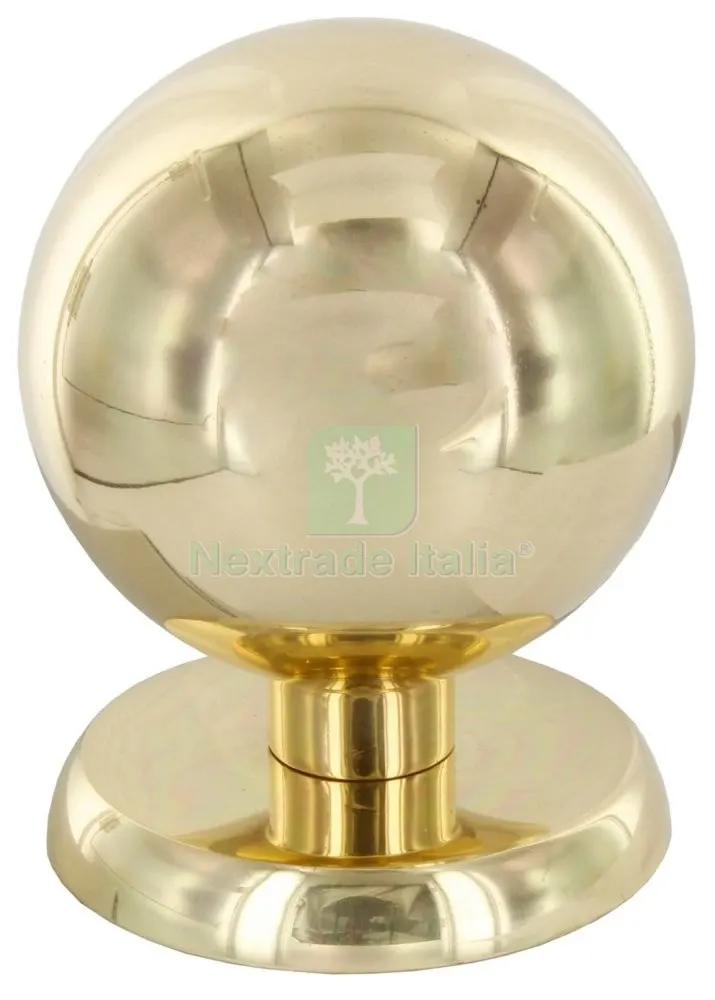 2PZ Pomolo in Ottone a Sfera Diametro MM. 70 — Maniglie e pomelli — rif. FERX.26689