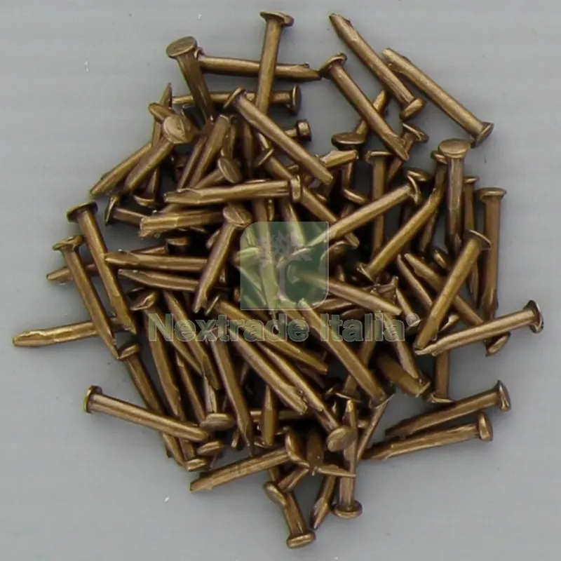 20CF Chiodi Testa Bombata 1,5X12 Ferro Bronzato Confezione PZ. 100 — Chiodi e graffe — rif. FERX.26857 20CF Chiodi Testa Bombata 1,5X12 Ferro Bronzato Confezione PZ. 100 — Chiodi e graffe — rif. FERX.26857