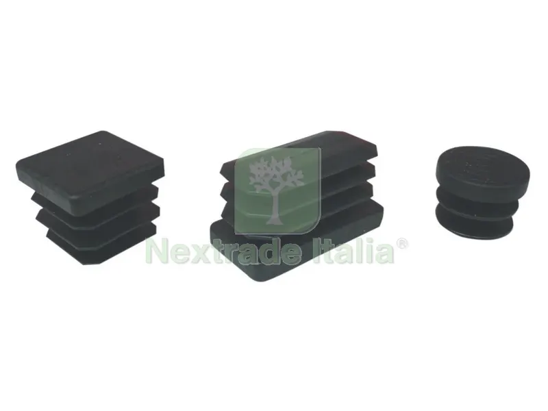 200PZ Puntali Alettati Quadrati Plastica Nera MM.30X30 — Punte, frese e dischi — rif. FERX.26868 200PZ Puntali Alettati Quadrati Plastica Nera MM.30X30 — Punte, frese e dischi — rif. FERX.26868