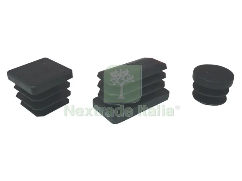 200PZ PUNTALI ALETTATI QUADRATI PLASTICA NERA MM.40X40 — Punte, frese e dischi — rif. FERX.26870 200PZ PUNTALI ALETTATI QUADRATI PLASTICA NERA MM.40X40 — Punte, frese e dischi — rif. FERX.26870