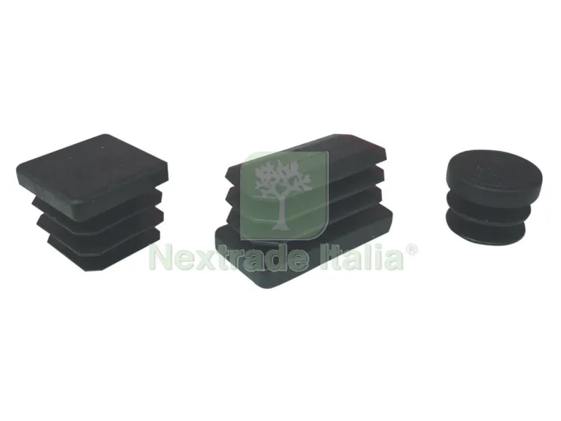 100PZ PUNTALI ALETTATI RETTANGOLARE PLASTICA NERA MM.20X40 — Punte, frese e dischi — rif. FERX.26873 100PZ PUNTALI ALETTATI RETTANGOLARE PLASTICA NERA MM.20X40 — Punte, frese e dischi — rif. FERX.26873
