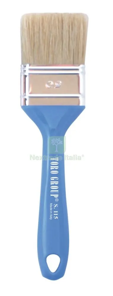 12PZ PENNELLESSA BIONDA MANICO PLASTICA S.115 MM.30 — Pennelli e rulli — rif. FERX.2689