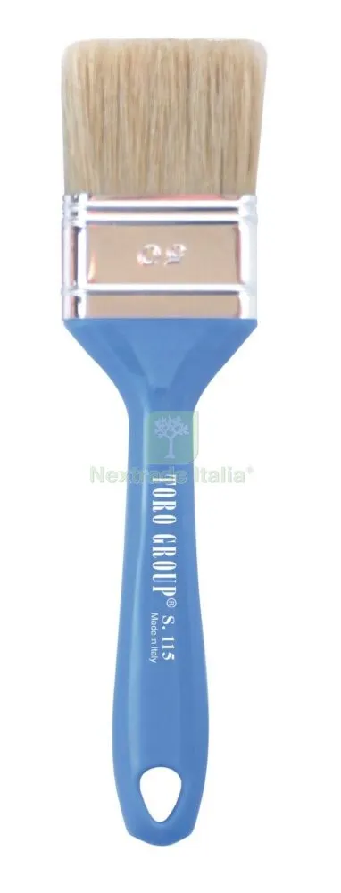12PZ PENNELLESSA BIONDA MANICO PLASTICA S.115 MM.40 — Pennelli e rulli — rif. FERX.2690
