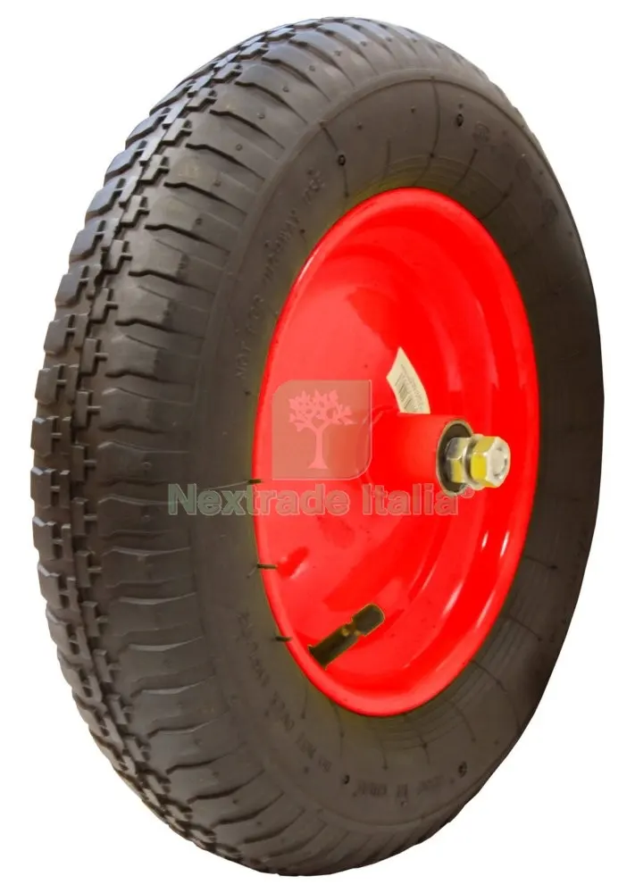 Ruota Vespa per Carriola Interasse 134 MM con Cuscinetti — Attrezzi da giardino — rif. FERX.27698