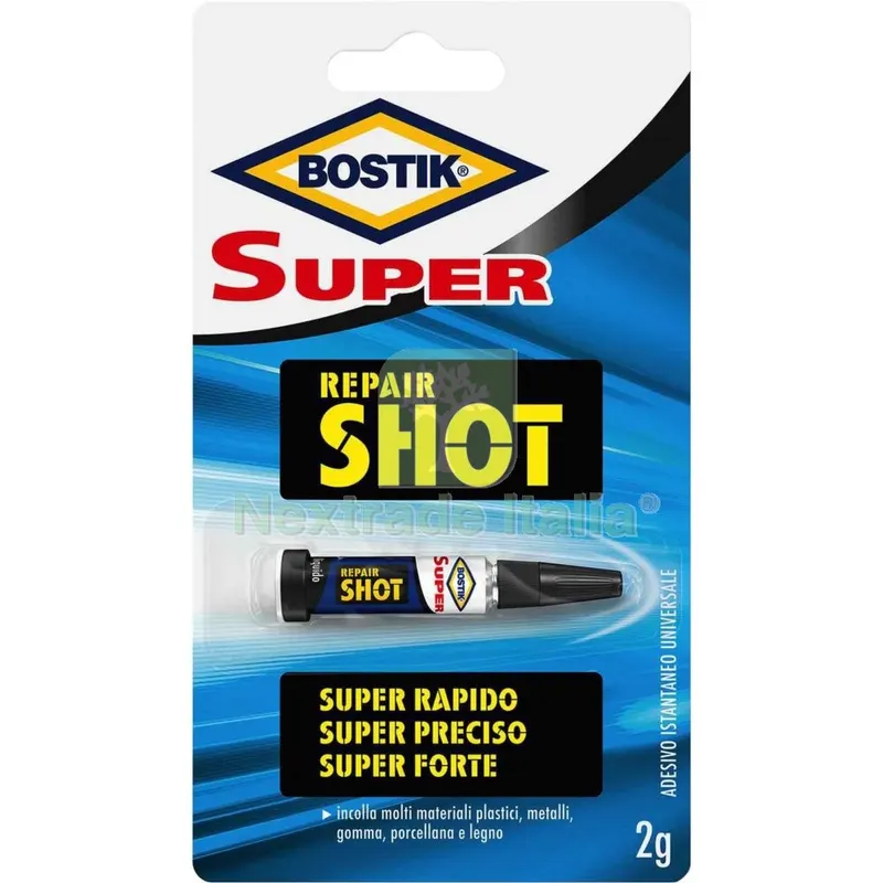 12PZ BOSTIK SUPER REPAIR SHOT 2GR. — Adesivi e sigillanti — rif. FERX.277 12PZ BOSTIK SUPER REPAIR SHOT 2GR. — Adesivi e sigillanti — rif. FERX.277