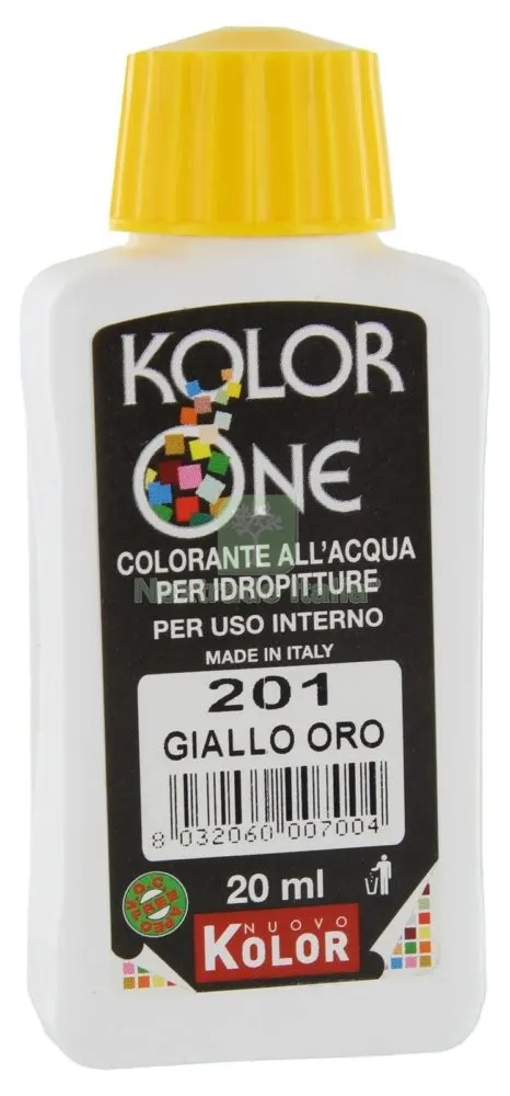 12PZ COLOR-ANTE KOLOR ONE ML.20 N.201 GIALLO ORO — Pitture murali e idropitture — rif. FERX.27765