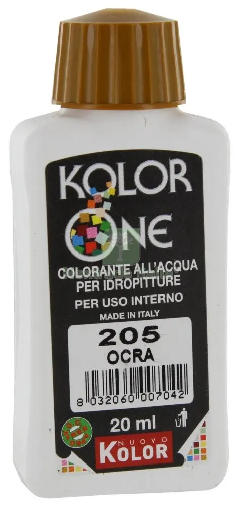 12PZ COLOR-ANTE KOLOR ONE ML.20 N.205 OCRA — Pitture murali e idropitture — rif. FERX.27772 12PZ COLOR-ANTE KOLOR ONE ML.20 N.205 OCRA — Pitture murali e idropitture — rif. FERX.27772