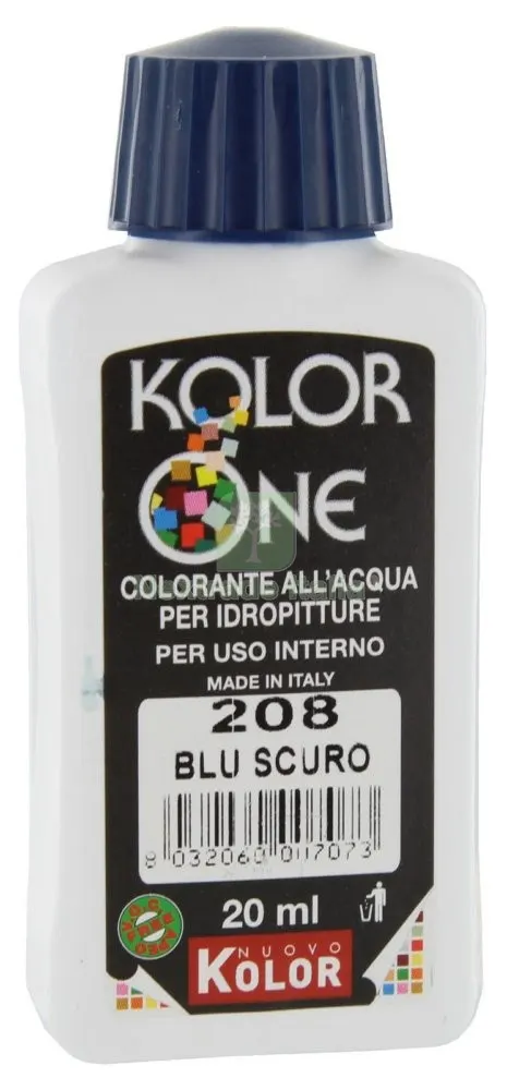 12PZ COLOR-ANTE KOLOR ONE ML.20 N.208 BLU SCURO — Pitture murali e idropitture — rif. FERX.27780
