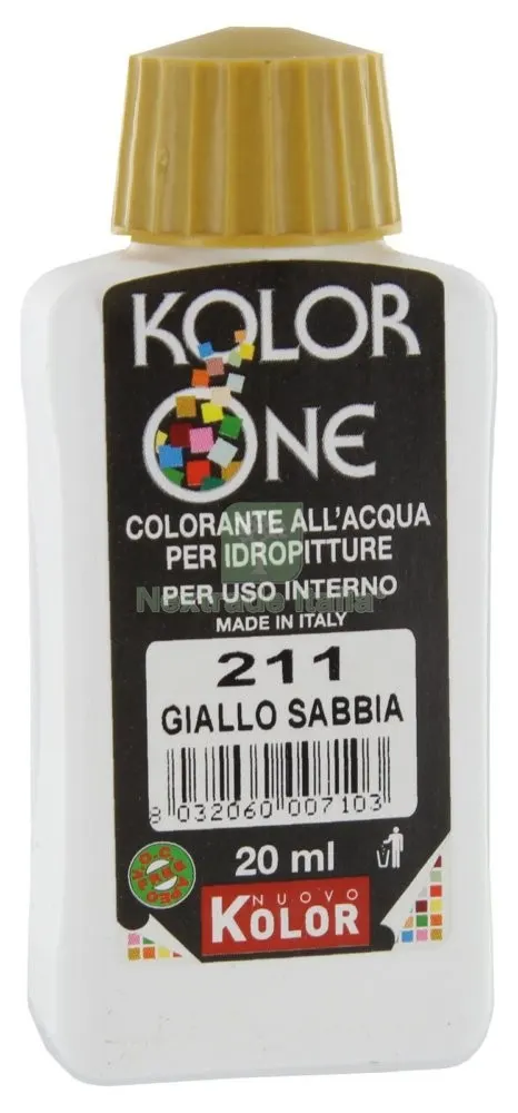 12PZ COLOR-ANTE KOLOR ONE ML.20 N.211 GIALLO SABBIA — Pitture murali e idropitture — rif. FERX.27785 12PZ COLOR-ANTE KOLOR ONE ML.20 N.211 GIALLO SABBIA — Pitture murali e idropitture — rif. FERX.27785