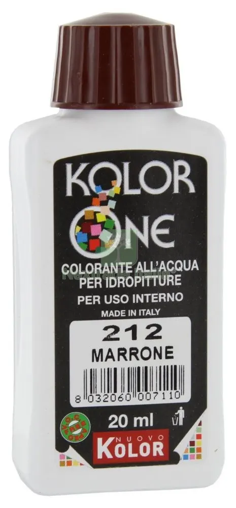 12PZ COLOR-ANTE KOLOR ONE ML.20 N.212 MARRONE — Pitture murali e idropitture — rif. FERX.27792 12PZ COLOR-ANTE KOLOR ONE ML.20 N.212 MARRONE — Pitture murali e idropitture — rif. FERX.27792