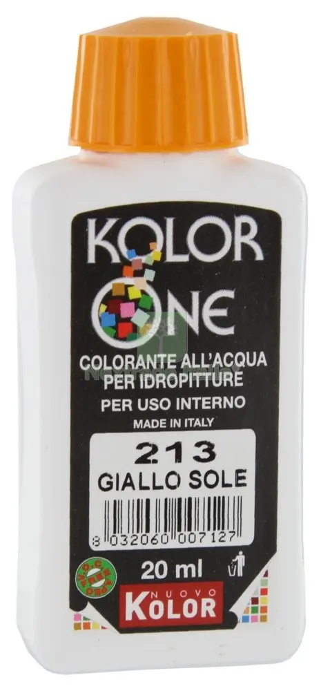 12PZ COLOR-ANTE KOLOR ONE ML.20 N.213 GIALLO SOLE — Pitture murali e idropitture — rif. FERX.27795 12PZ COLOR-ANTE KOLOR ONE ML.20 N.213 GIALLO SOLE — Pitture murali e idropitture — rif. FERX.27795