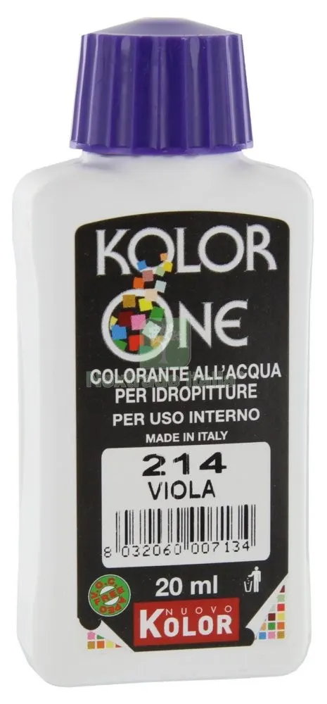 12PZ COLOR-ANTE KOLOR ONE ML.20 N.214 VIOLA — Pitture murali e idropitture — rif. FERX.27797 12PZ COLOR-ANTE KOLOR ONE ML.20 N.214 VIOLA — Pitture murali e idropitture — rif. FERX.27797