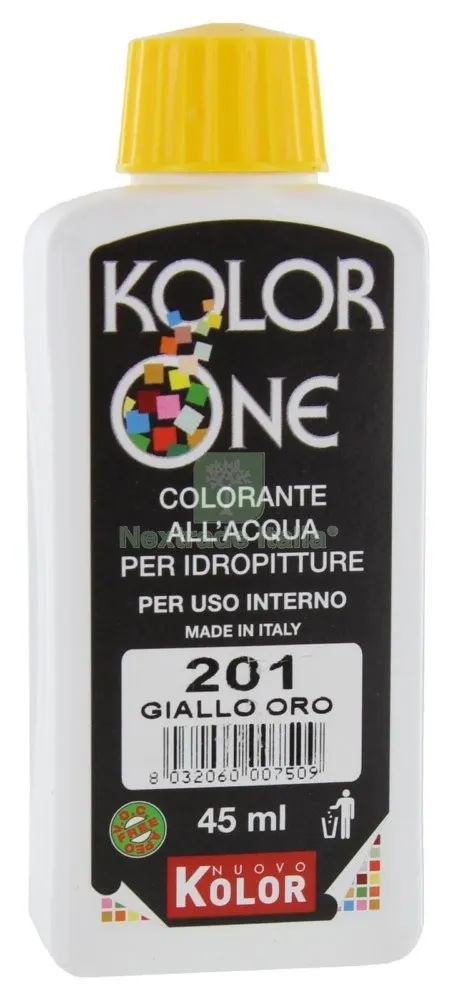 12PZ COLOR-ANTE KOLOR ONE ML.45 N.201 GIALLO ORO — Pitture murali e idropitture — rif. FERX.27801 12PZ COLOR-ANTE KOLOR ONE ML.45 N.201 GIALLO ORO — Pitture murali e idropitture — rif. FERX.27801