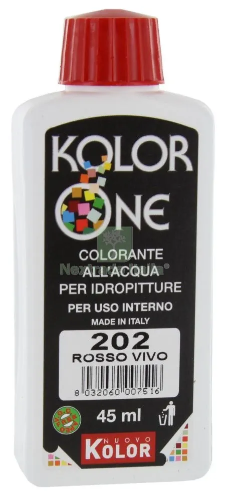 12PZ COLOR-ANTE KOLOR ONE ML.45 N.202 ROSSO VIVO — Pitture murali e idropitture — rif. FERX.27803